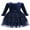 Dark Blue, variant on Hotiary 2-9Y Toddler Girls Casual Velvet Twirl Tutu Dresses Princess Girl Winter Fall Sequins Party Dress For Everyday, Halloween, Christmas, School, Party