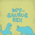 thumbnail image 2 of Adebowale 20x20 Gold Ornate Wood Framed with Double Matting Museum Art Print Titled - Boysaurus Rex, 2 of 4
