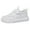 White, variant on Gyujnb Kids Running Shoes Boys Girls Lightweight Breathable Mesh Sneakers for Children Comfortable Sports Walking Casual Play,Boys Shoes,Girls Shoes,Size:2.5