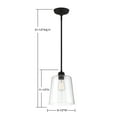 thumbnail image 7 of Trade Winds Lighting 1-Light Pendant Light In Matte Black, 7 of 7