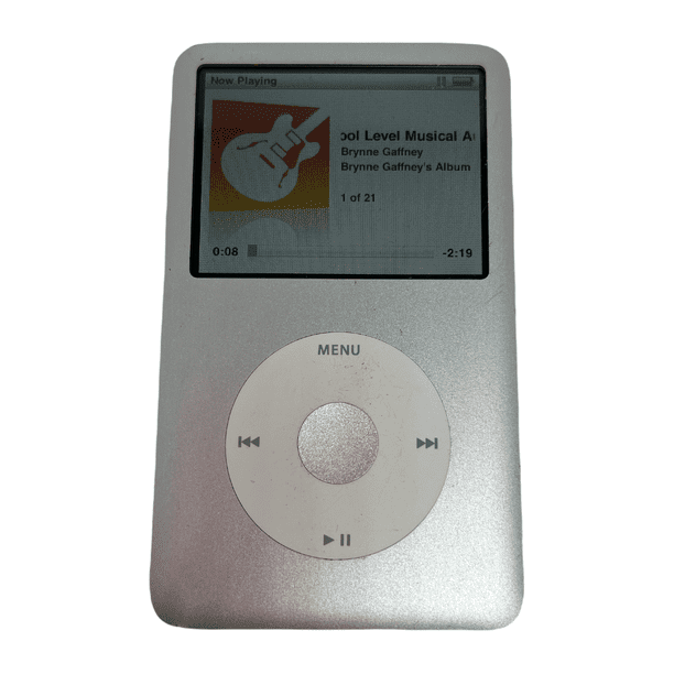 Reproductor de Audio y Video MP3 Clásico de 80 GB de Apple de Sexta Generación Usado
