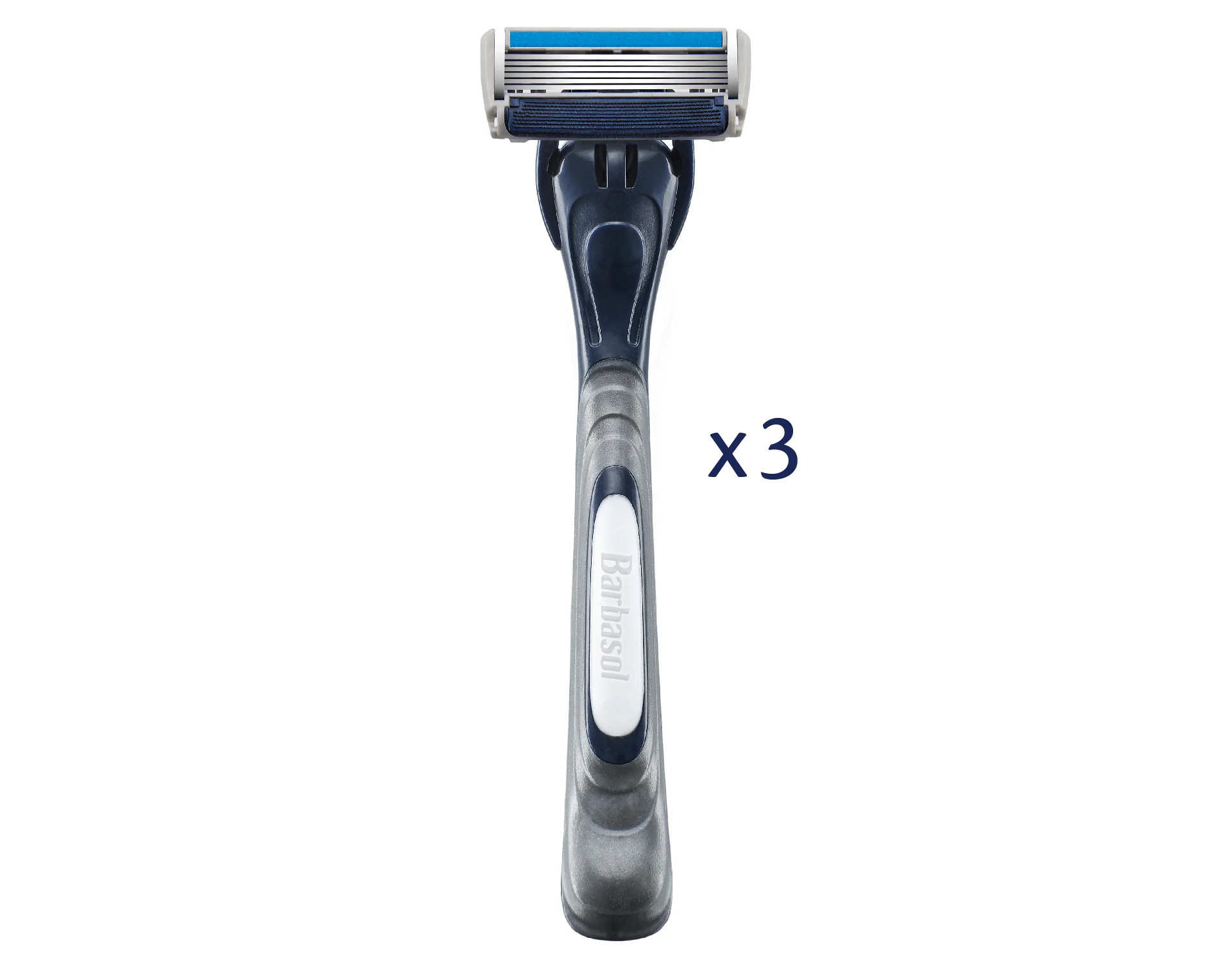 Barbasol Ultra 6 Plus Disposable Razors (3 Count) - Pack of 5