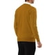 thumbnail image 3 of Suéter de punto de color sólido de manga larga con cuello en V INSPIRE CHIC para hombres marrón S, 3 of 5