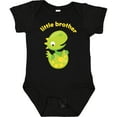 thumbnail image 3 of Inktastic Little Brother Dinosaur Boys Baby Bodysuit, 3 of 5