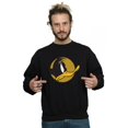 thumbnail image 2 of Looney Tunes Mens Daffy Duck Dotted Profile Sweatshirt, 2 of 5