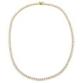 thumbnail image 3 of Three Prong Tennis Necklace by By Adina Eden, 3 of 7