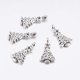 thumbnail image 1 of 20 colgantes navideños estilo tibetano para árbol de Navidad, de aleación de zinc, ideales para hacer bisutería., 1 of 2