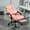 Pink, variant on Vinsetto High Back Massage Office Chair with 6 Vibration Points, PU Leather Reclining Computer Chair, Ergonomic Desk Chair with Footrest Adjustable Height and Remote, Brown