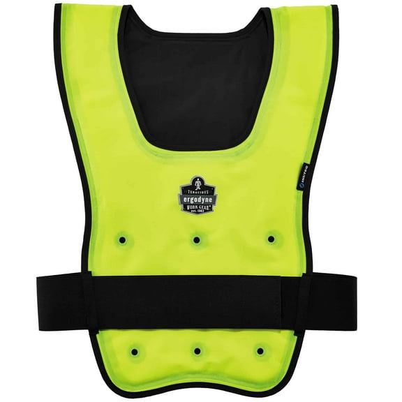 Ergodyne Chill-ItsÂ® 6687 Economy Dry Evaporative Cooling Vest, Lime, S/M