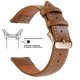 thumbnail image 1 of Correa de reloj de cuero genuino de grano superior, correas de reloj de liberación rápida de 18mm/20mm/22mm, se adapta a Samsung Galaxy Watch, Garmin Huawei Watch, 1 of 4