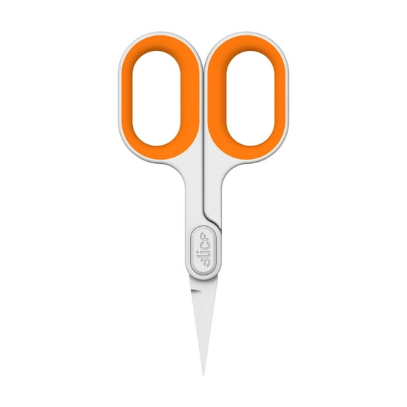 Slice 10546 Ceramic Scissors - Pointed Tip | Never Rusts, Finger Friendly, Food Grade, BPA, Micro Ceramic Safetey Blades