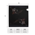 thumbnail image 6 of PHELIKA Black Cat Resting 01 Mailbox Covers Magnetic Mailbox Wraps Post Letter Box Cover Mailwrap Garden Home Decor Standard Size 25.5"H x 21"W, 6 of 8