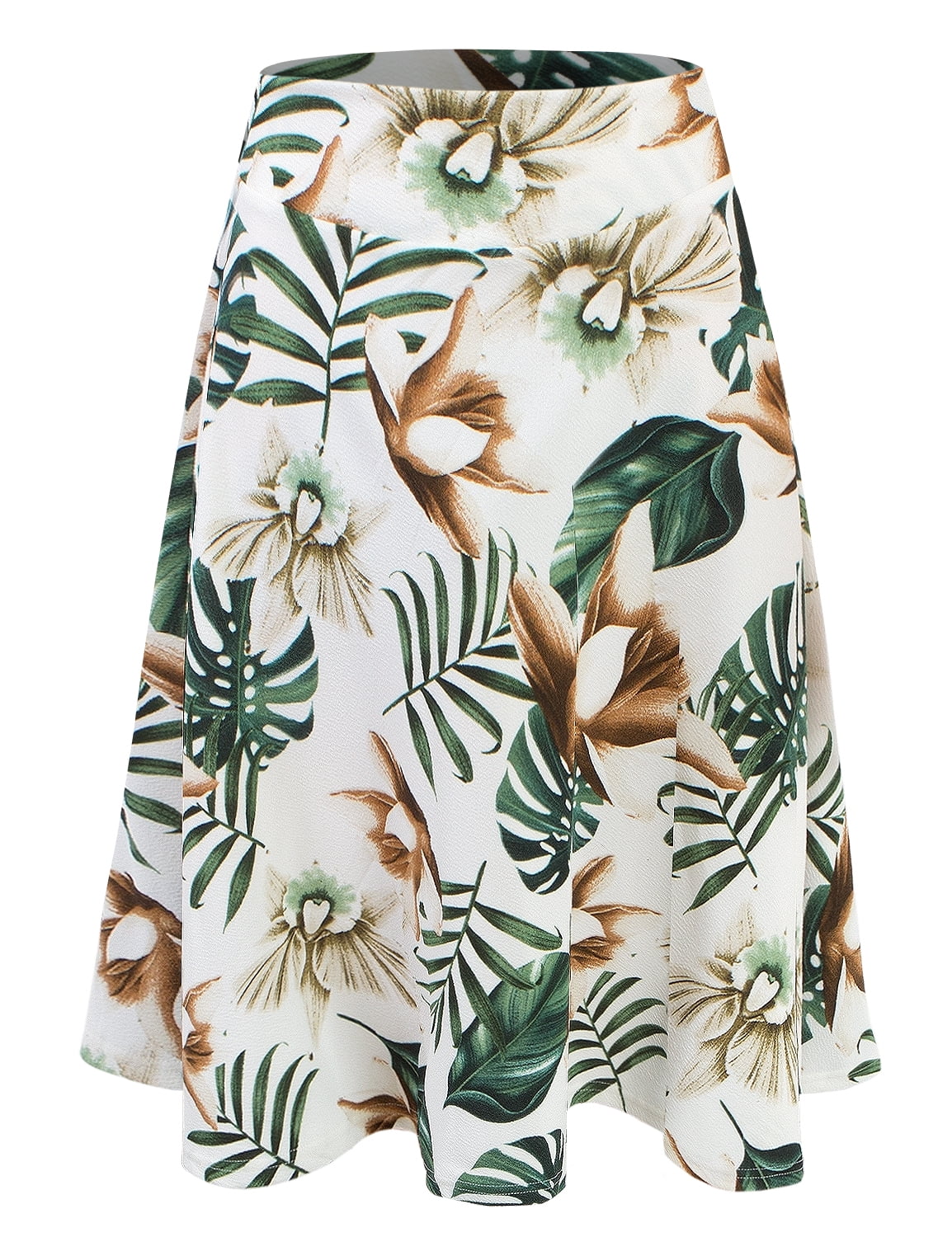 Women’s flared high waist mini skirt