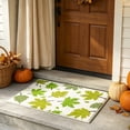 thumbnail image 5 of Tyidzon Fall Bathroom Rug, Soft Absorbent Maple Leaf Bath Mat, Thanksgiving Floor Mat with Non-Slip Rubber Backing 23.6 x 15.8 in, 5 of 6
