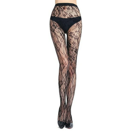 

TureClos Fishnet Stocking Hollow Out Pantyhose Lace Solid Color Long Tights Lingerie Calcetines Female Skin Clothing Accessories Hosiery Purple M