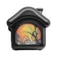 thumbnail image 4 of Decoración navideña para casa de muñecas, televisor pequeño, chimenea, accesorios para niños árbol de calabaza, 4 of 9