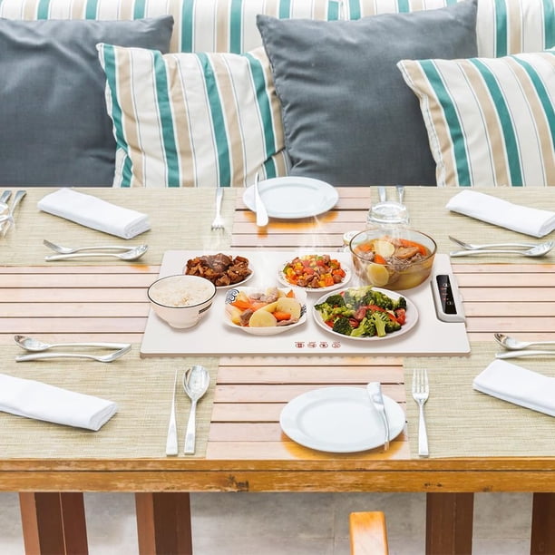 Tapis Chauffant Électrique Pliable 🥘, 🔸 Gardez vos plats au chaud, décongelez vos aliments et faites lever vos pâtes. Tapis flexible en silicone, compact et idéal pour vos buffets et réceptions