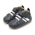 thumbnail image 2 of Old Soles Toddlers High Roller Shoe, Navy \ Snow,21 EU M US, 2 of 7