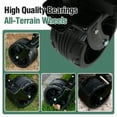 thumbnail image 4 of Heavy Duty Foldable Wagon Cart 100L 220Lbs Capacity All Terrain Wheels for Outdoor Garden Beach, 4 of 11
