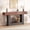 gray brown, variant on 63 Inch Long Console Table with Charging Station, 2-Tier Narrow Entryway Table with USB c Ports & AC Outlets, Farmhouse Sofa Table Behind Couch for Living Room, Hallway, Gray