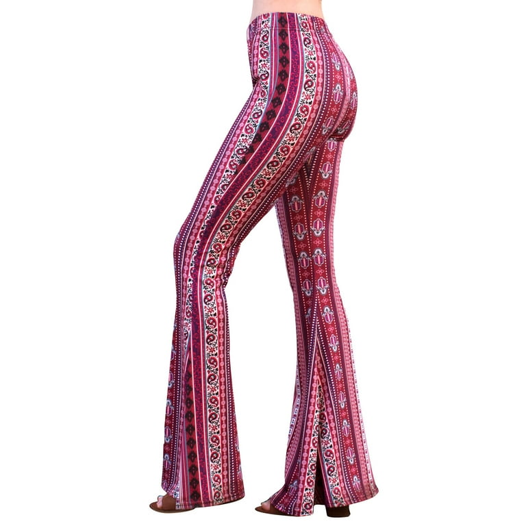 Tribal Cotton Flared Yoga Pants Comfy Leggings Women Trousers Geometric  Bell Bottoms Flares Psychedelic Festival Clothing Calluna -  Canada