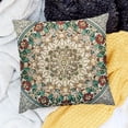thumbnail image 2 of BANET Throw Pillow Cushion Cover, Mosaic Art Pattern Floral Forms , Decorative Square Accent Pillow Case 12x12in, 2 of 5