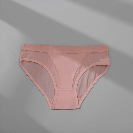 

Quealent Women Panties Cotton Bikini Girl High Waist G String Brief Pantie Thong Lingerie Knicker Lace Underwear Pink XL