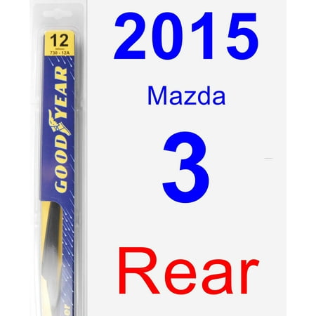 2015 Mazda 3 Rear Wiper Blade - Rear