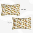 thumbnail image 2 of Daiia Pizza Slices Bedding Waterproof Pillow Protector Zippered Queen – Bed Bug Proof Pillow Encasement-16"x24", 2 of 6