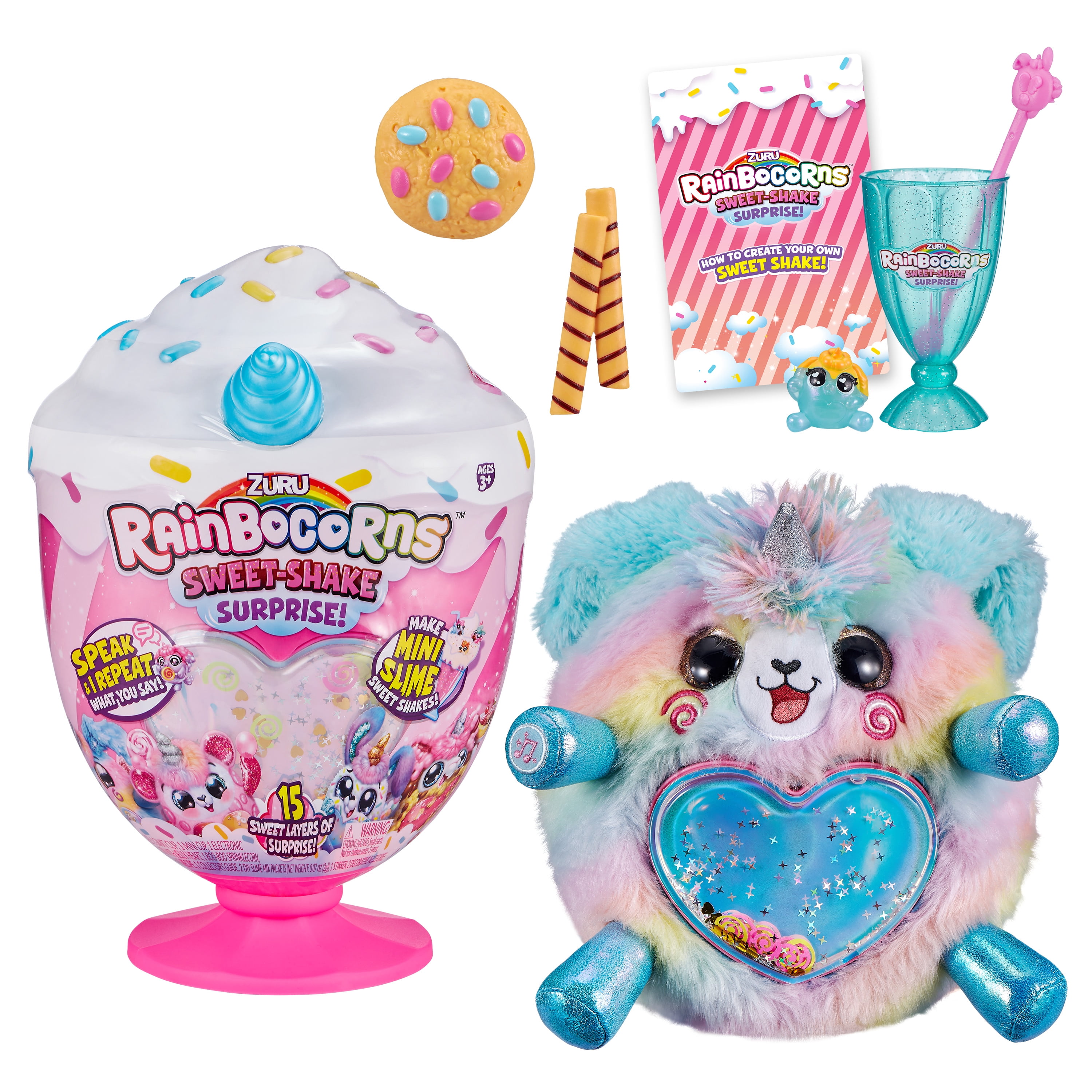 rainbow corn milkshake surprise