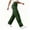 Green, variant on High Waist Stretch Waist Casual Work Pants for Women, Pull On with Pockets Daily Wear