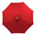thumbnail image 1 of Housse de Protection, 8 Nervures Remplacement de Parasol 10 Pieds Toile de Remplacement pour Parasol de Jardin Extérieur, Décoration Intérieure, 1 of 8