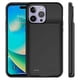 thumbnail image 4 of D98S 8500mAh External Battery Case Compatible For iPhone 14 Pro Max Portable Charging Case Power Bank Phone Case, Support Audio Fu, 4 of 4