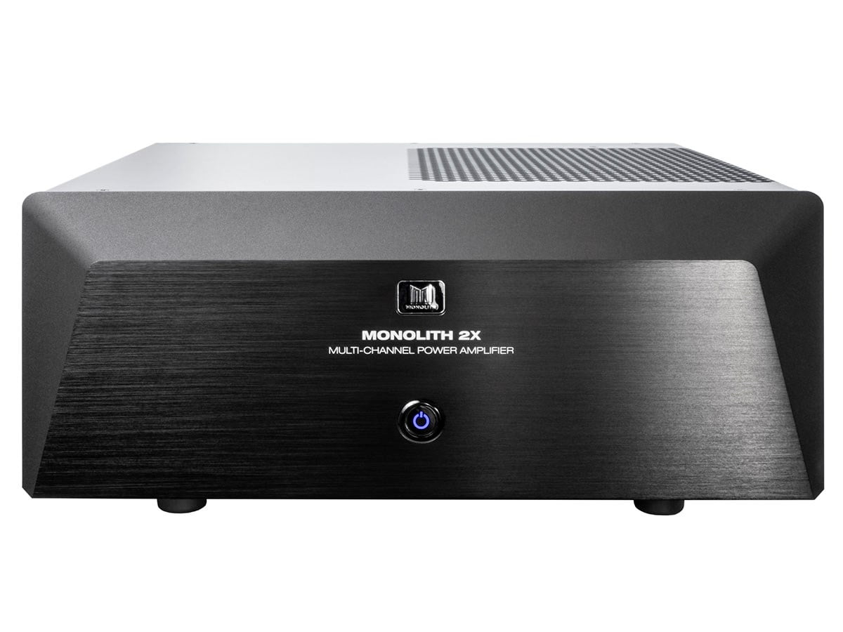 Monoprice Monolith TwoChannel Stereo Power Amplifier Black With