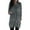 Gray, variant on Fancifize Womens Velvet Tunics Tops to with Leggings Long Sleeve Casual Long Shirts with Pockets Loose Fall Winter Outfits