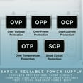 thumbnail image 4 of Apevia ATX-PR850W-WH 850W 80+ Gold Gaming Power Supply – ATX 3.0, PCIe 5.0 / Gen5 12VHPWR, Active PFC, White, 4 of 4