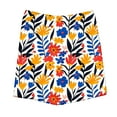 thumbnail image 4 of Pounoo New 2025 Shorts for Girls 4-16 Casual Print Summer Shorts Elastic Waisted with Pocket Comfortable Girls Shorts 7-8, 4 of 5