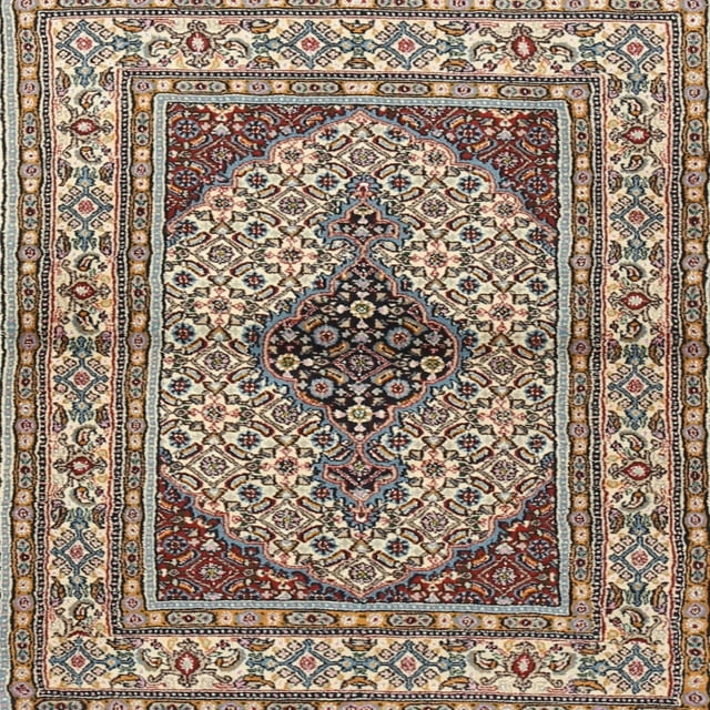 Ahgly Company Machine Washable Indoor Square Traditional Sepia Brown Area Rugs, 5' Square