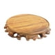 thumbnail image 5 of Soporte de exhibición de esculturas de figuras con base de madera, maceta de piedra maciza de madera y florero 10cm, 5 of 9