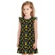 thumbnail image 1 of Fotbe Pineapple Vestido de Dormir para Niñas de 3 a 10 Años, Mangas Cortas, Estilo Princesa, Pijama Camisón con Mangas Voladas-Small, 1 of 6