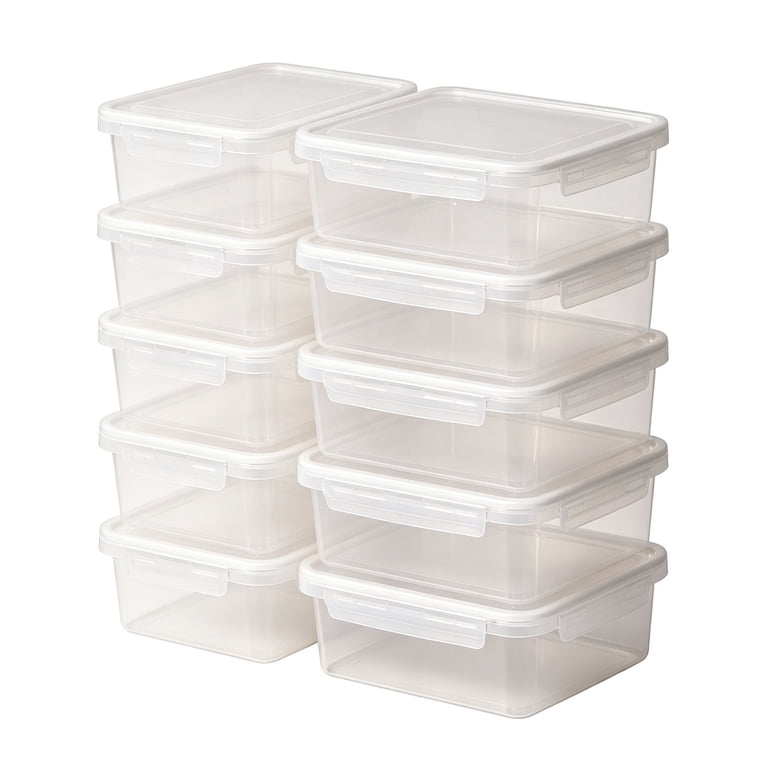 Clearance Under $1.69 Rectangular Plastic Storage Container With Lid 3 ...
