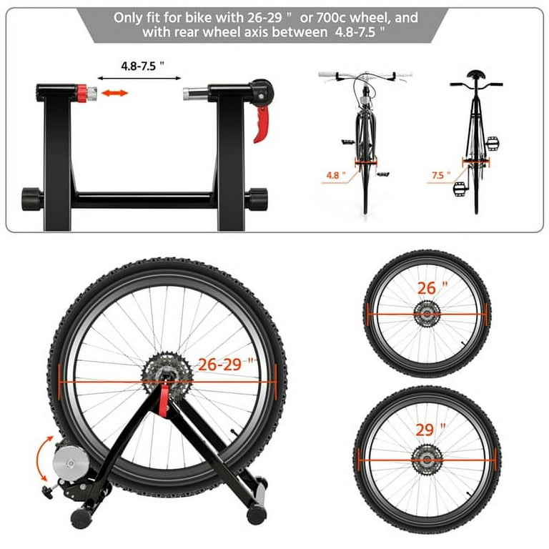 Rear wheel sale bike exercise stand