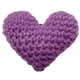 thumbnail image 2 of Pequeño corazón de ganchillo con bolsillo, tejido acrílico, mini símbolo de amor de 7 cm, pequeño recuerdo para el Día de San Valentín o cumpleaños, tarjeta de nombre extraíble con bolsa de organza,, 2 of 5