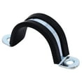 thumbnail image 4 of M30 EPDM Rubber Lined U Shaped Pipe Tube Strap Clamps Clips Fasteners 3pcs, 4 of 4