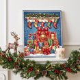 thumbnail image 5 of Tuvgenk Pearl Christmas Diamond Art Kit 16x12 inch Full Round Drill Rhinestone Art with Frame Tools for Xmas Wall Home Decoration, 5 of 6