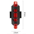 thumbnail image 5 of Accesorios para bicicletas, luces delanteras y traseras recargables por USB, juego de luces LED para patinete de bicicleta con 4 modos, luz de advertencia de seguridad intermitente para bicicleta, 5 of 5