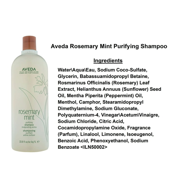 Aveda Rosemary Mint Shampoo 33.8 oz - Intensive Soothing Scalp