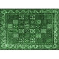 thumbnail image 1 of Ahgly Company Indoor Rectangle Persian Emerald Green Traditional Area Rugs, 4' x 6', 1 of 4