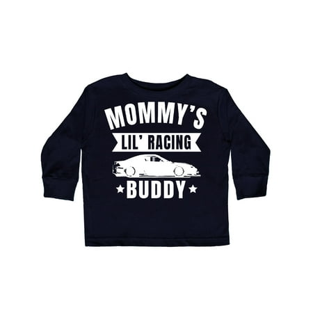 

Inktastic Mommys Lil Racing Buddy Gift Toddler Boy or Toddler Girl Long Sleeve T-Shirt