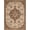 Burgundy Ivory, Pattern 1, variant on ODIKA Vintage Traditional Deep Motif Faded Decorative Distressed Ornamental Stain Resistant Low Profile for Dorm Room, Small Living Apartment